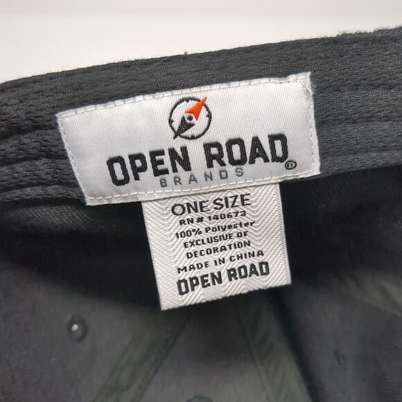 Hot Wheels Slideback Hat Black One Size Embroidered Adjustable 6 Panel - Picture 10 of 10